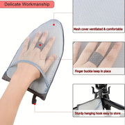 Mini Handheld Ironing Board with Electric Function and Sponge Padding