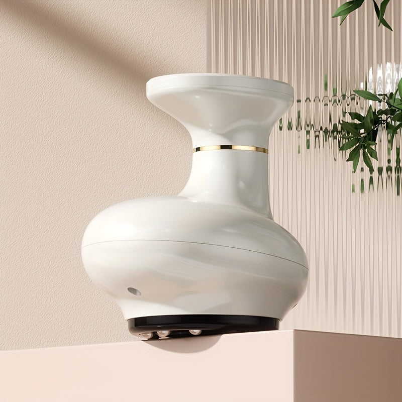 Qayta zaryadlanadigan aqlli vakuum qozon massajchisi, elektr isitish, Gua Sha so'rish qozon funksiyasi va 1200Mah litiy batareyasi bilan.