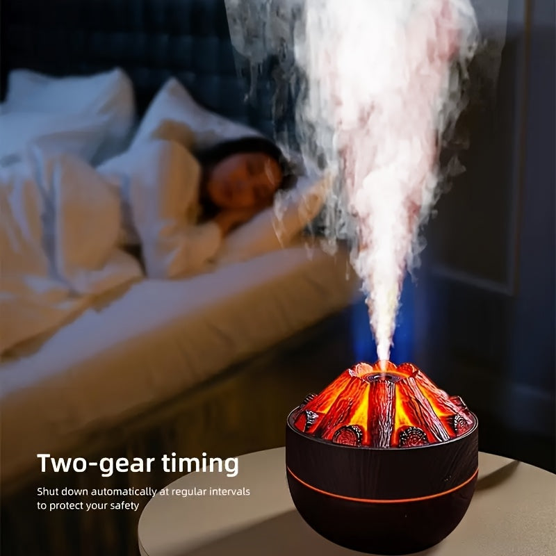 Humidificador de coche, hogar y escritorio con enchufe USB, luz nocturna y capacidad de agua de 200 ml