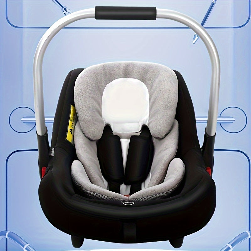 Baby Safety Seat Cushion All-Season with Velvet Mesh for Carriages and Cradles