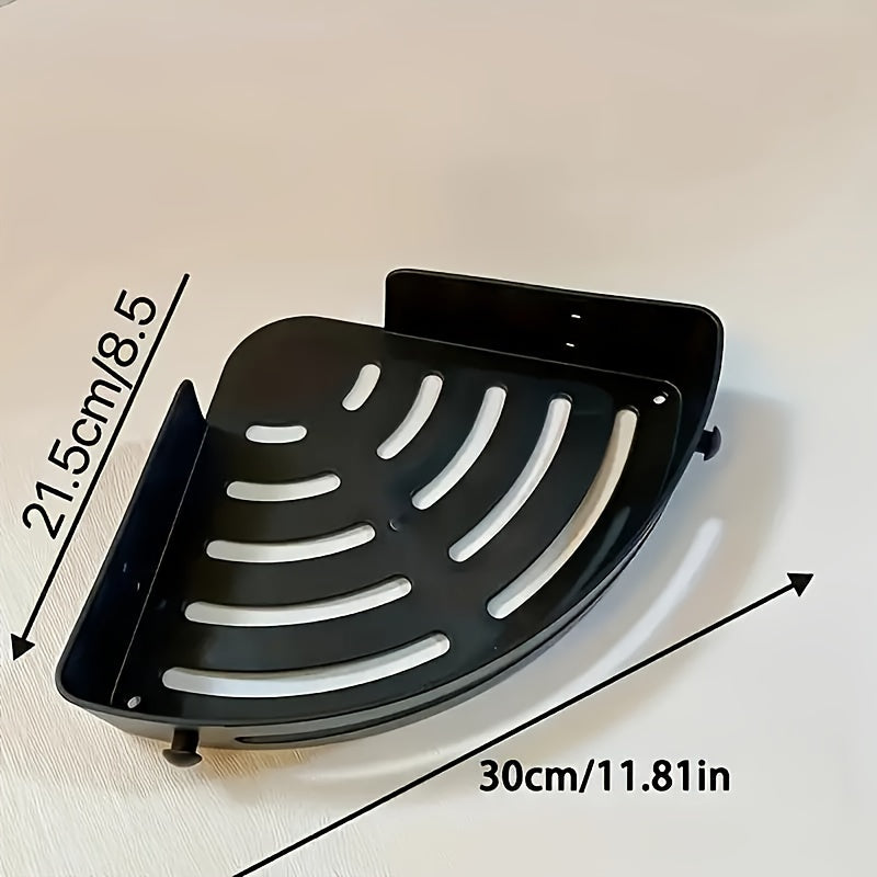Corner Shower Shelf for Shampoo and Makeup Wall Mount Plastic Lightweight