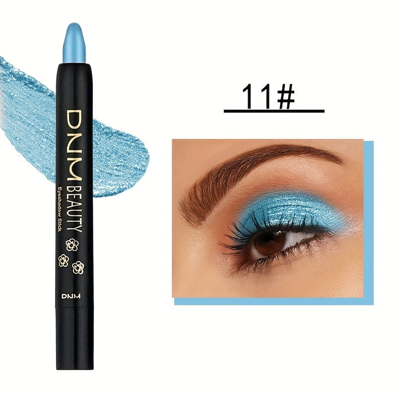 Waterproof Eyeshadow Pencil Set 16 Colors Smudge-Proof Long Lasting