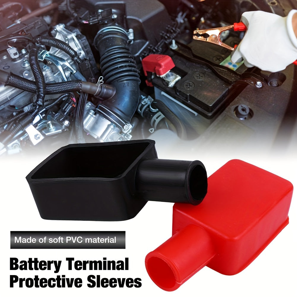 Automotive Battery Terminal Covers Set Negative Positive Isograde Protectors