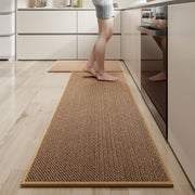 Textured Farmhouse Rug with Anti-Shedding Fade-Resistant Durable Material for High-Traffic Areas