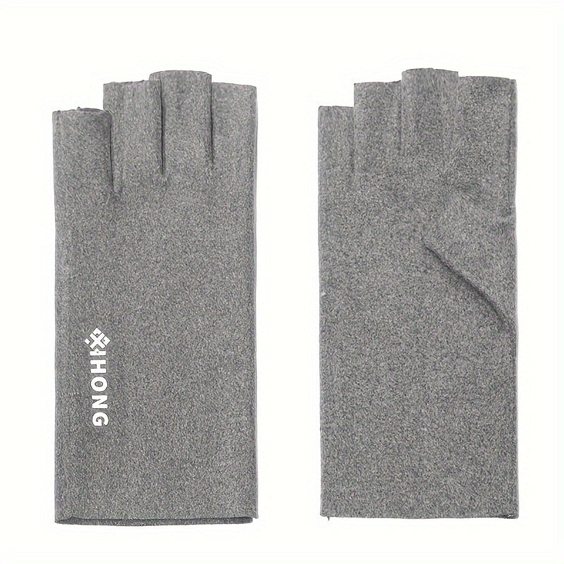 Women's Touchscreen Half Finger Gloves Soft Warm Elasticity