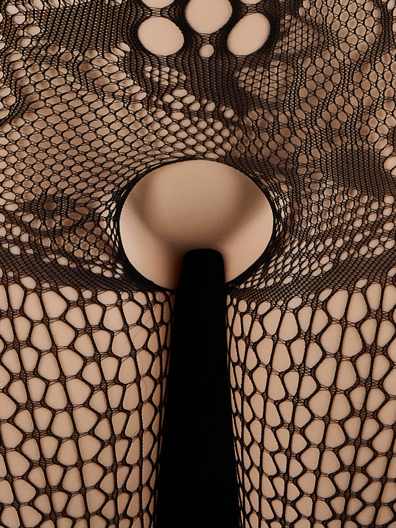 Women's Seductive Lace Bodysuit Set with Adjustable Straps and Thong Cut