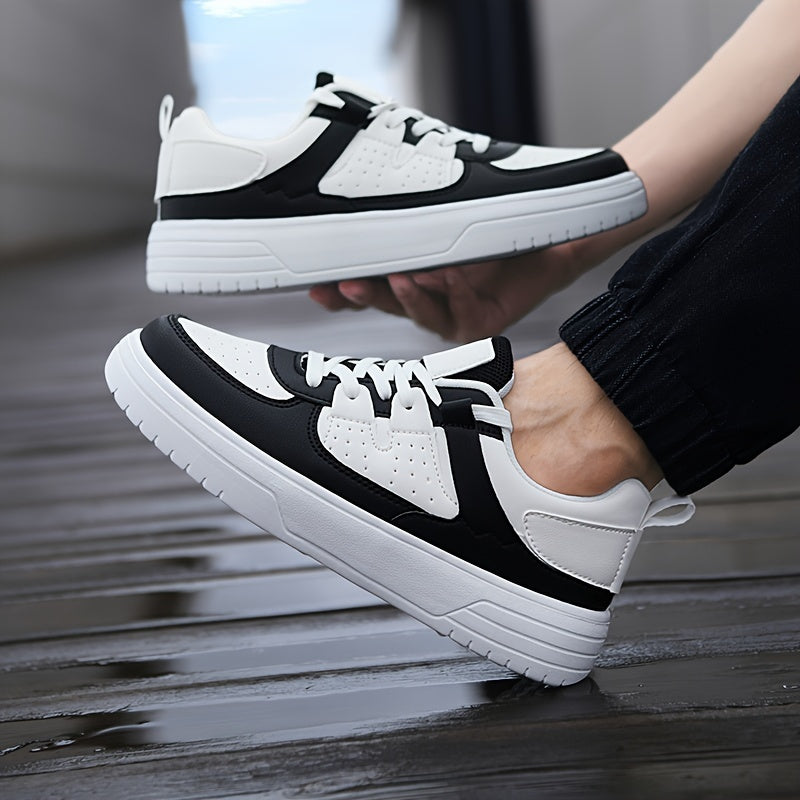 Erkaklar uchun pastki sport poyabzallari, barcha mavsumlarda ochiq havoda yurish uchun sirpanmaydigan bog'ichli tasodifiy poyabzallar.