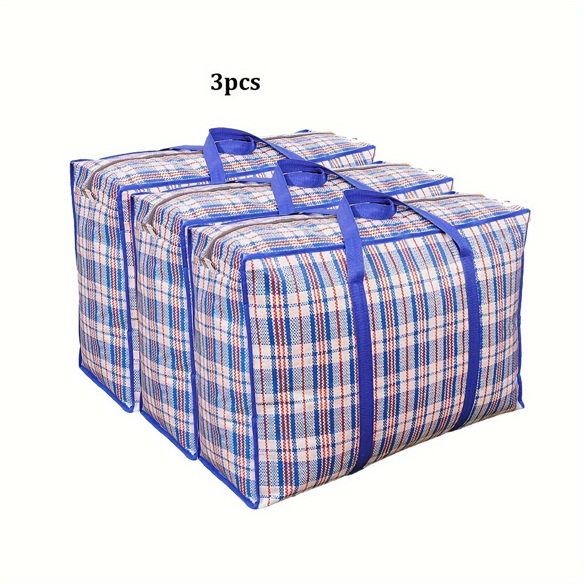 Foldable Storage Bags with Handles Sets of 1-4 for Clothes and Quilts Organizing