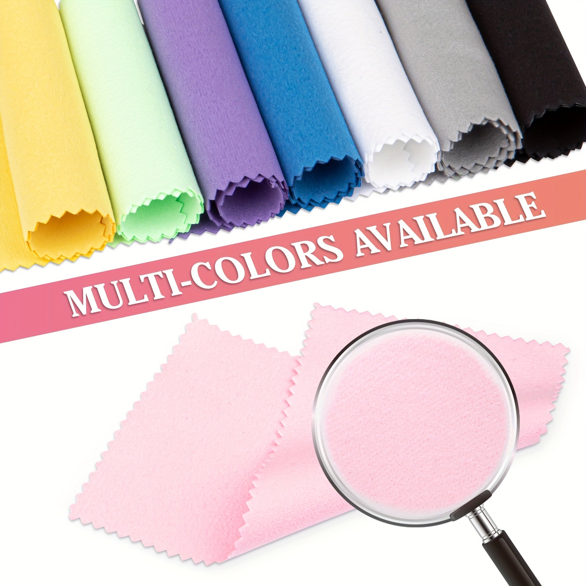 Jewelry Cleaning Cloth Set of 30 Pieces Polishing Cloths 8x16cm Individually Wrapped