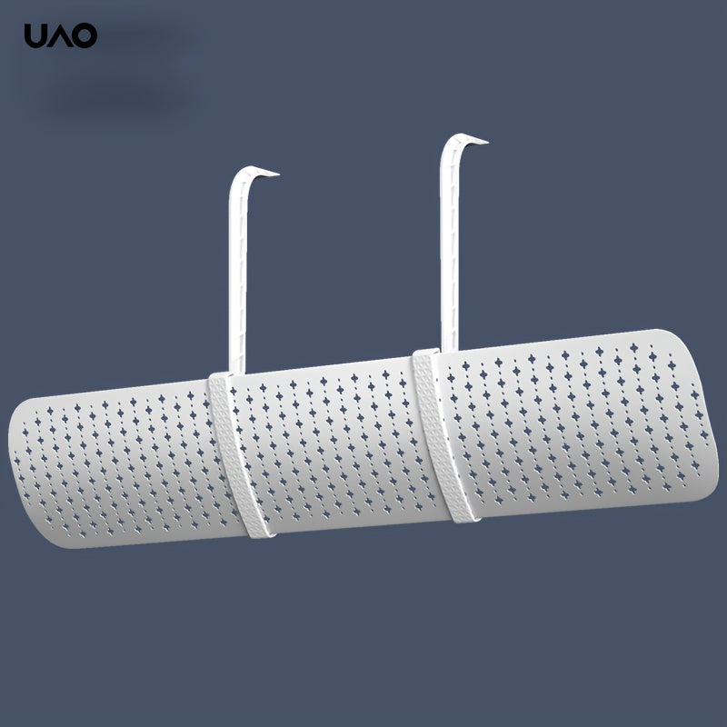 Крышка вентиляционного отверстия без сверления с регулируемым жалюзи, белый пластик