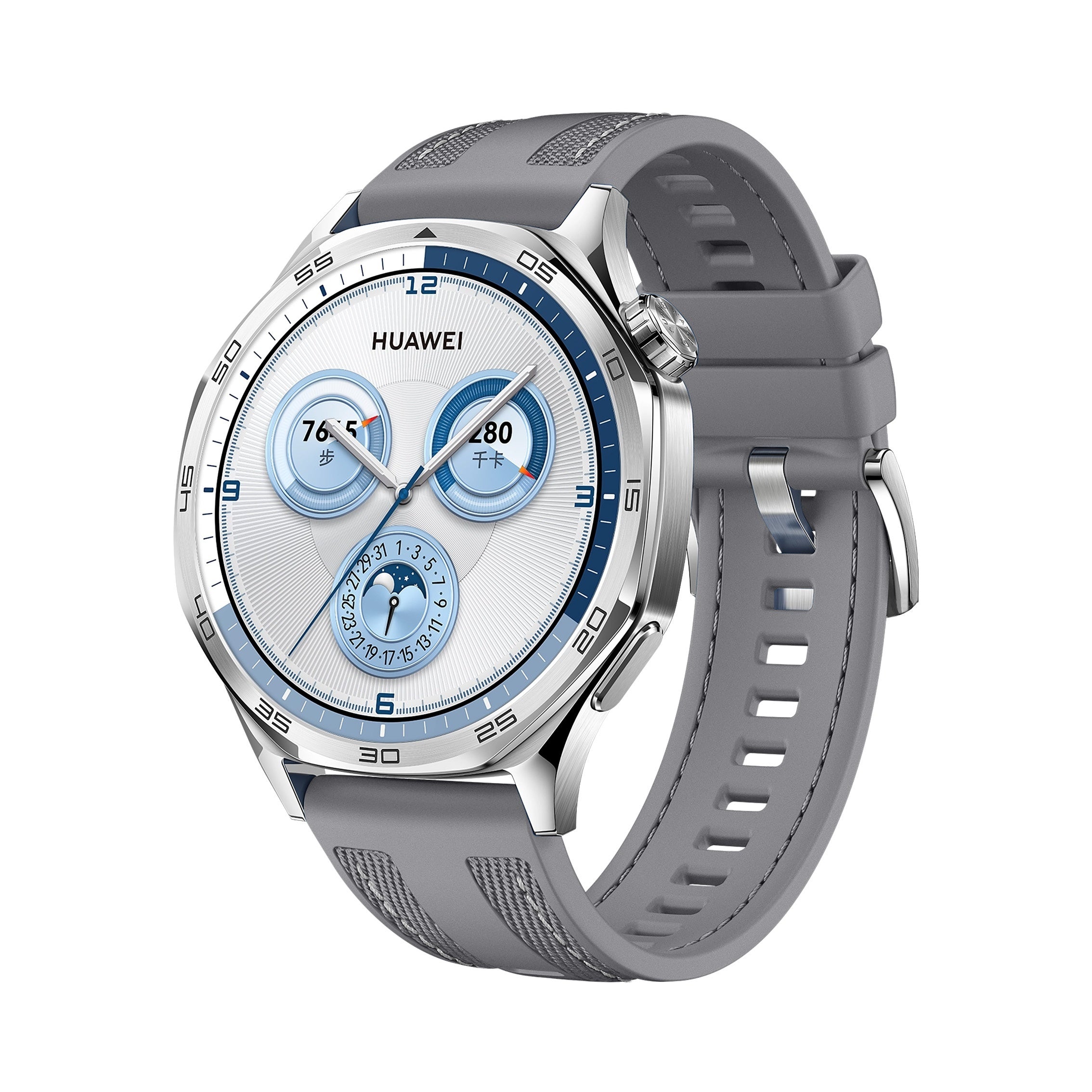 Woven Cloth Watch Band 22mm Quick Release Stainless Steel Buckle for Smartwatches