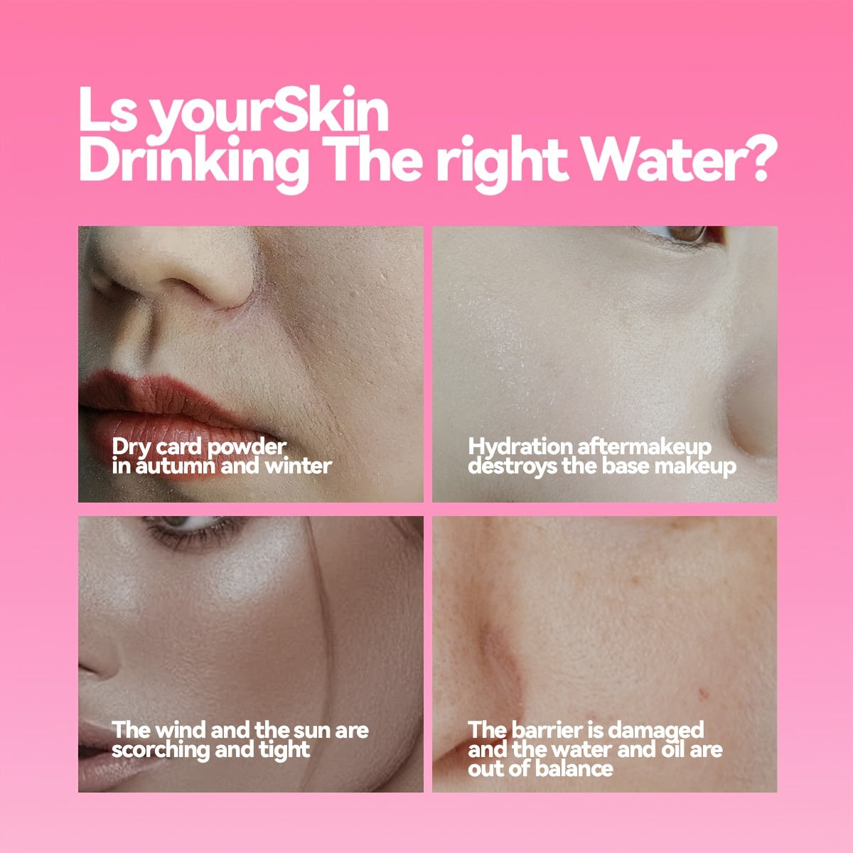 Women Watermelon Scented Makeup Setting Spray Waterproof Long-Lasting