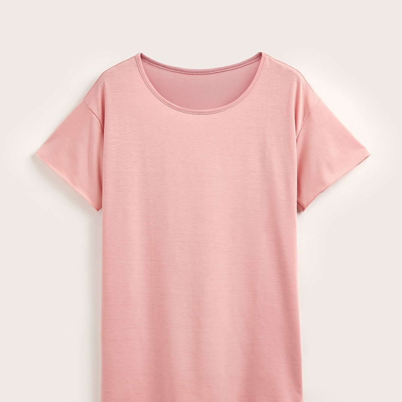 Plus Size Women's Breathable Black Casual Sporty T-Shirt for Relaxed Wear