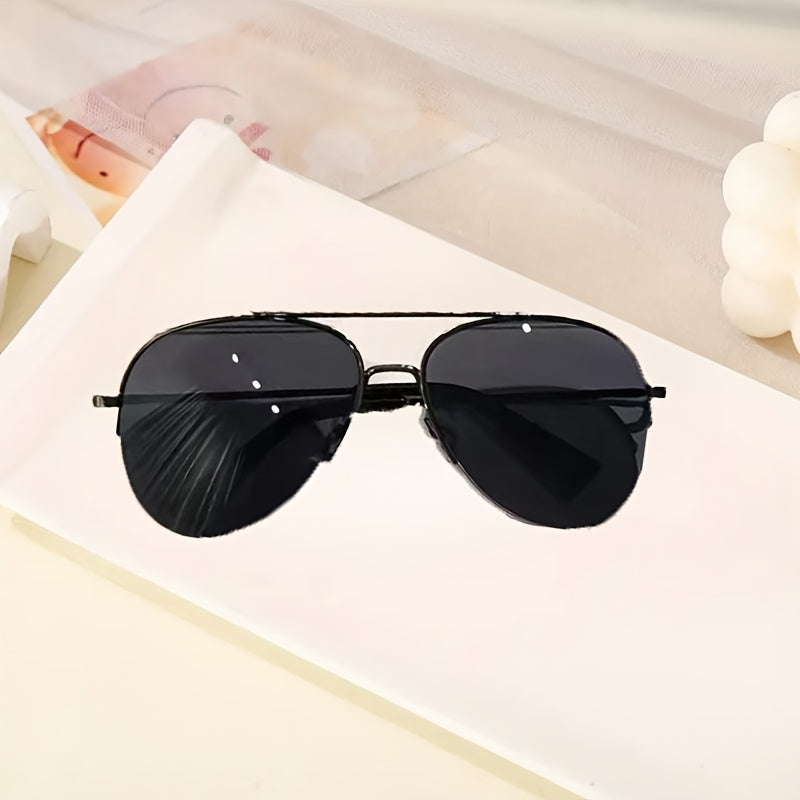 Unisex Gradient Sunglasses Large Frames Anti-glare Coating Fashionable
