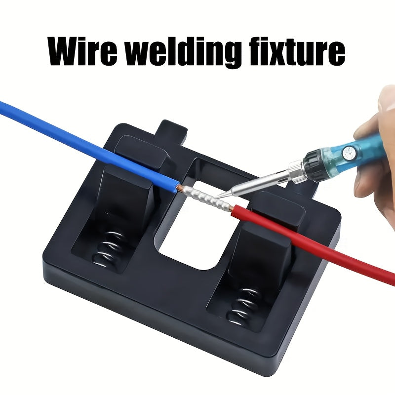 Professional Wire Soldering Clamp Spring-Loaded Adjustable for Electronics Repair