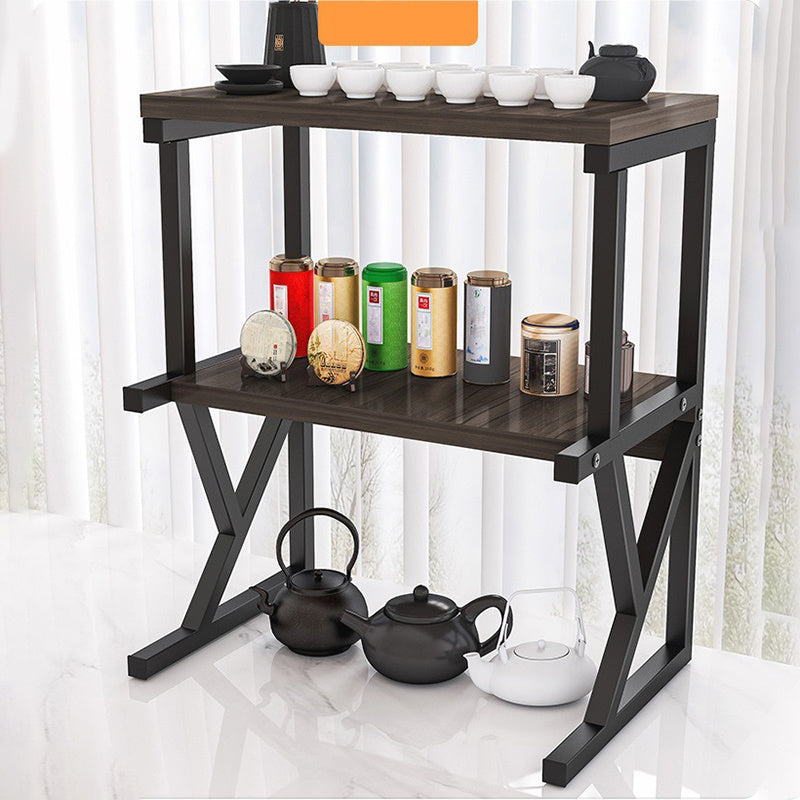 Kuchka uchun karbon po'latdan tayyorlangan mikroto'lqinli pech uchun javon, stol usti tartibi uchun.