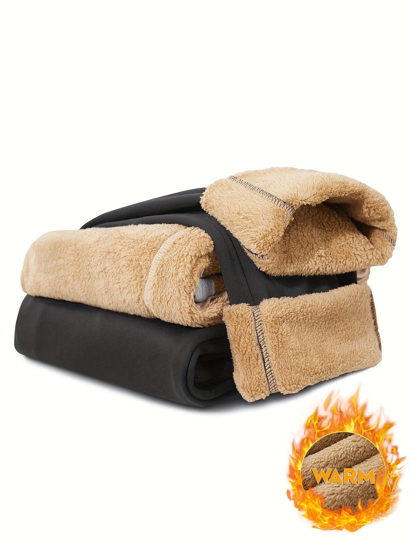 Мужские флисовые джоггеры с шнурком черного цвета, большой размер, зимние спортивные штаны