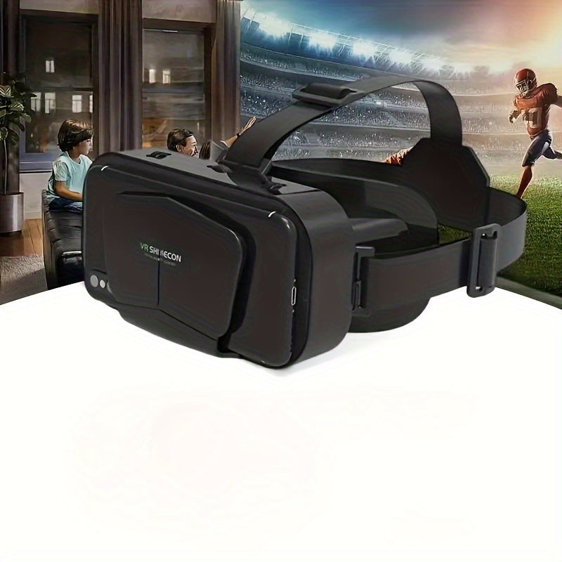 3D VR Glasses for Smartphones Blue Light Lens 11.94-15.24cm Compatible with Android iOS Gaming Movies