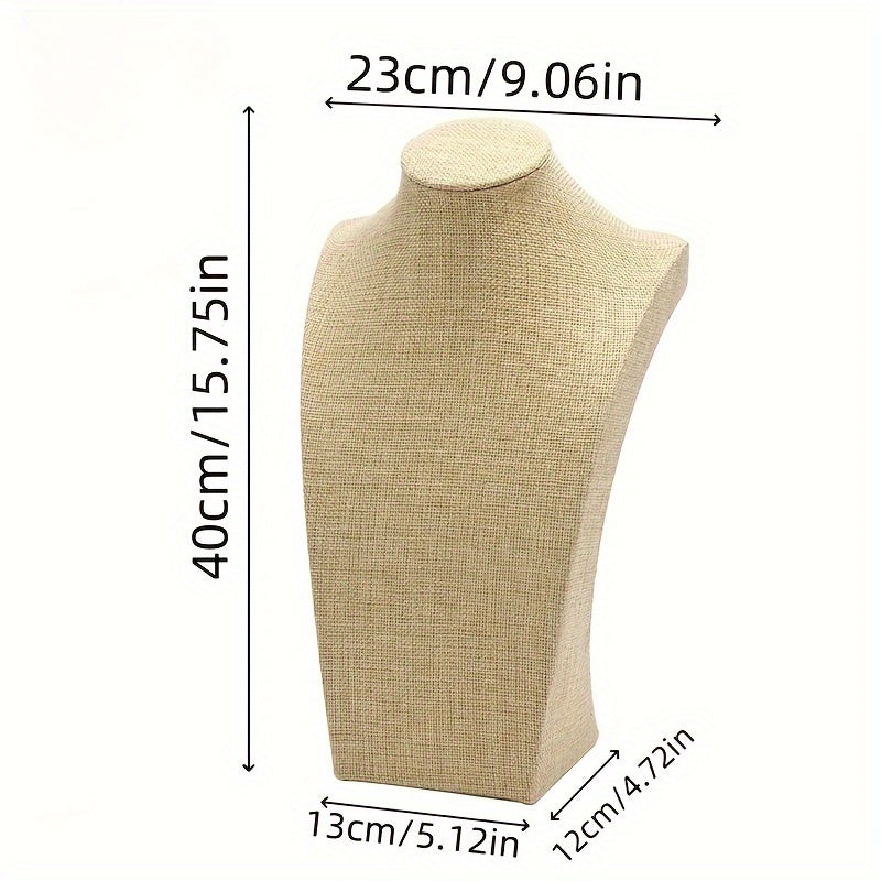 Манекен для демонстрации из полиэфирного волокна для украшений и аксессуаров, модель шеи