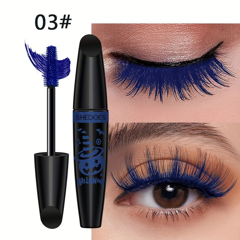 Women's Waterproof Colorful Mascara 6 Shades Curled Long Lashes