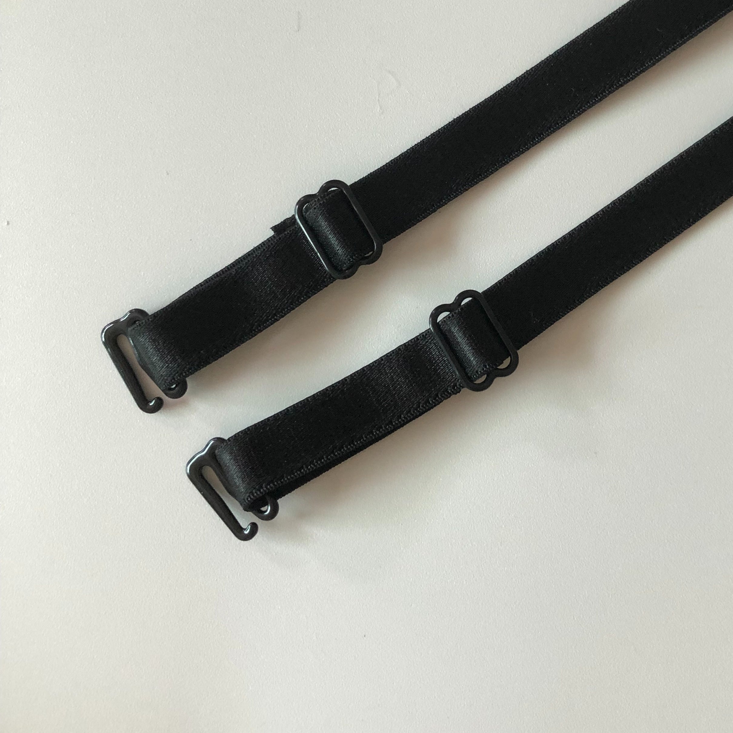 Adjustable Elastic Bra Shoulder Straps for Women's Lingerie Polyester Solid