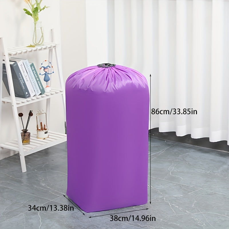 Large Waterproof Storage Bag with Drawstring Closure for Quilts and Bedding