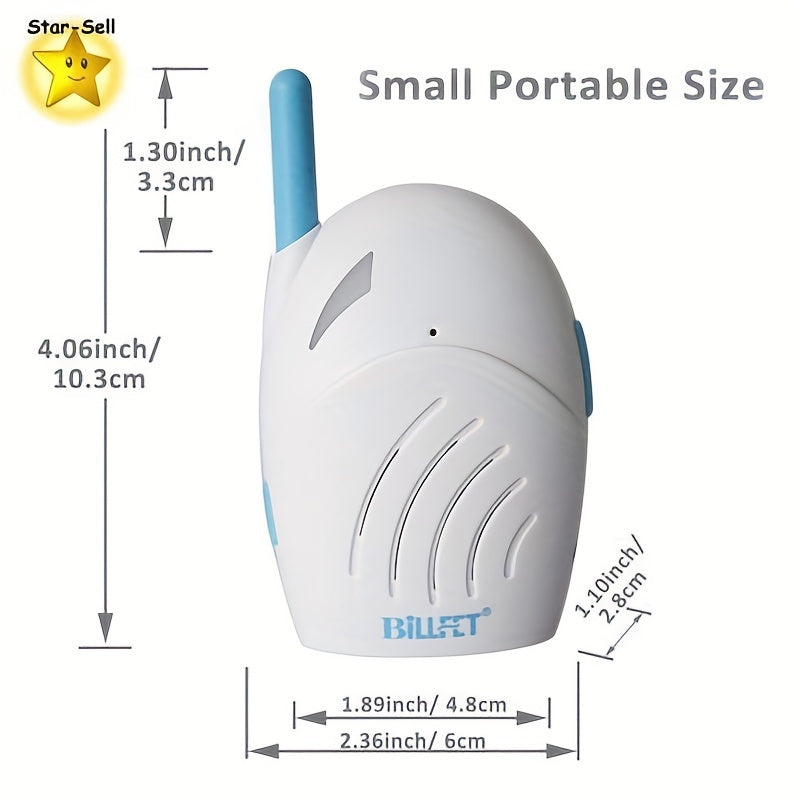 Детский монитор с дальнодействующим цифровым беспроводным звуком и четким звуком