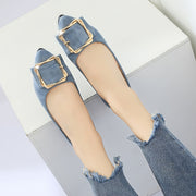 Women's Slip-On Flats Pointed Toe Breathable Casual Shoes