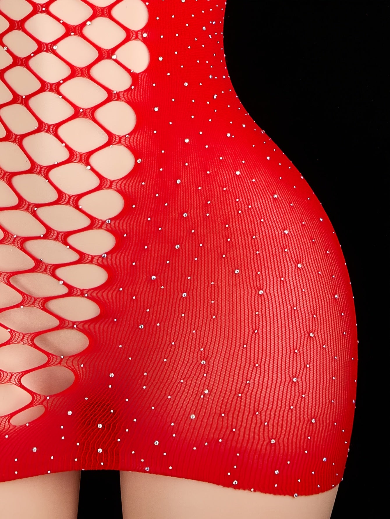 Body de mujer con pedrería para San Valentín lencería seductora