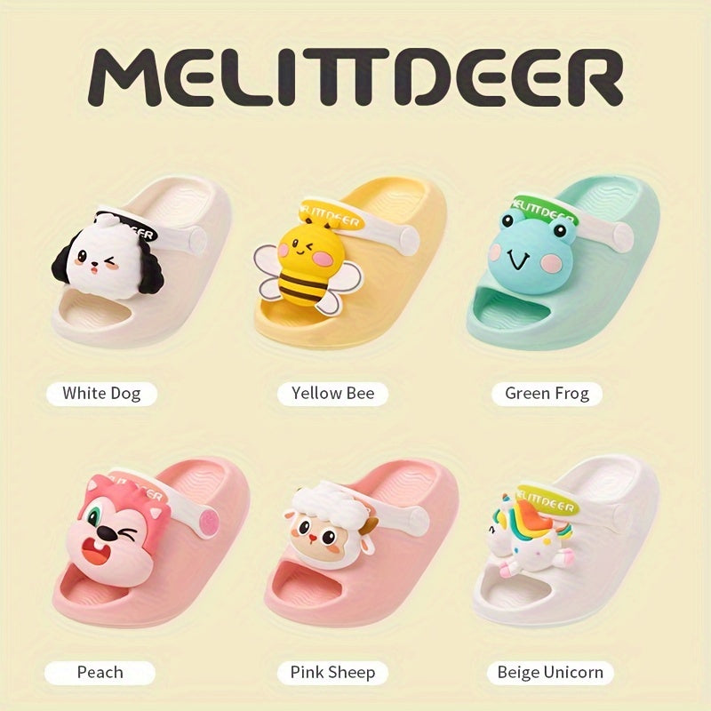 Unisex Kids Clogs with Unicorn Pattern Non-Slip Soft EVA Sole for Outdoor Activities