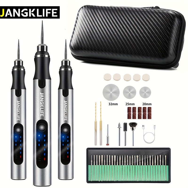 Cordless Rotary Tool Set with Rechargeable Battery and Variable Speed Carving Pen