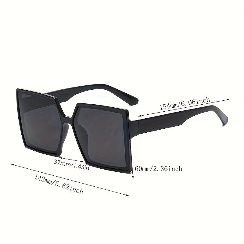 Оверсайз унисекс модные солнцезащитные очки с градиентной тонировкой для летних пляжных поездок