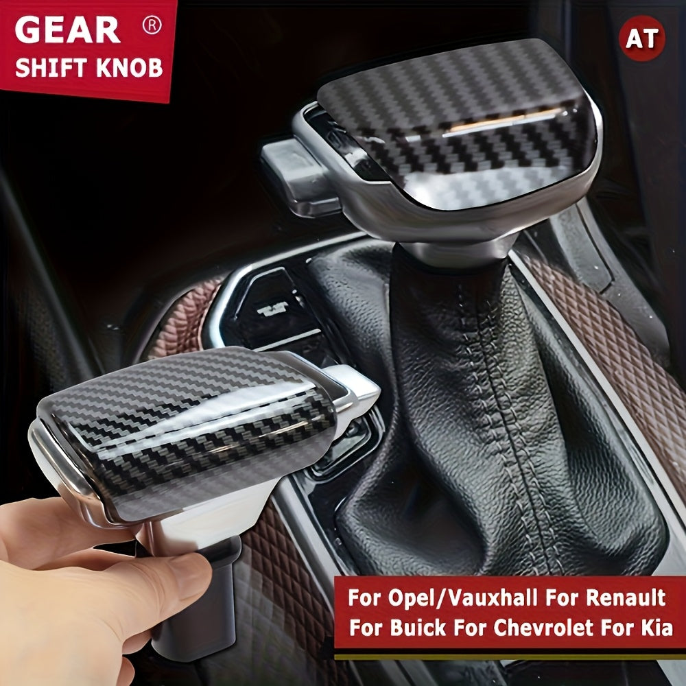 Leather Gear Shift Knob for Automatic Transmission, Universal Car Accessory