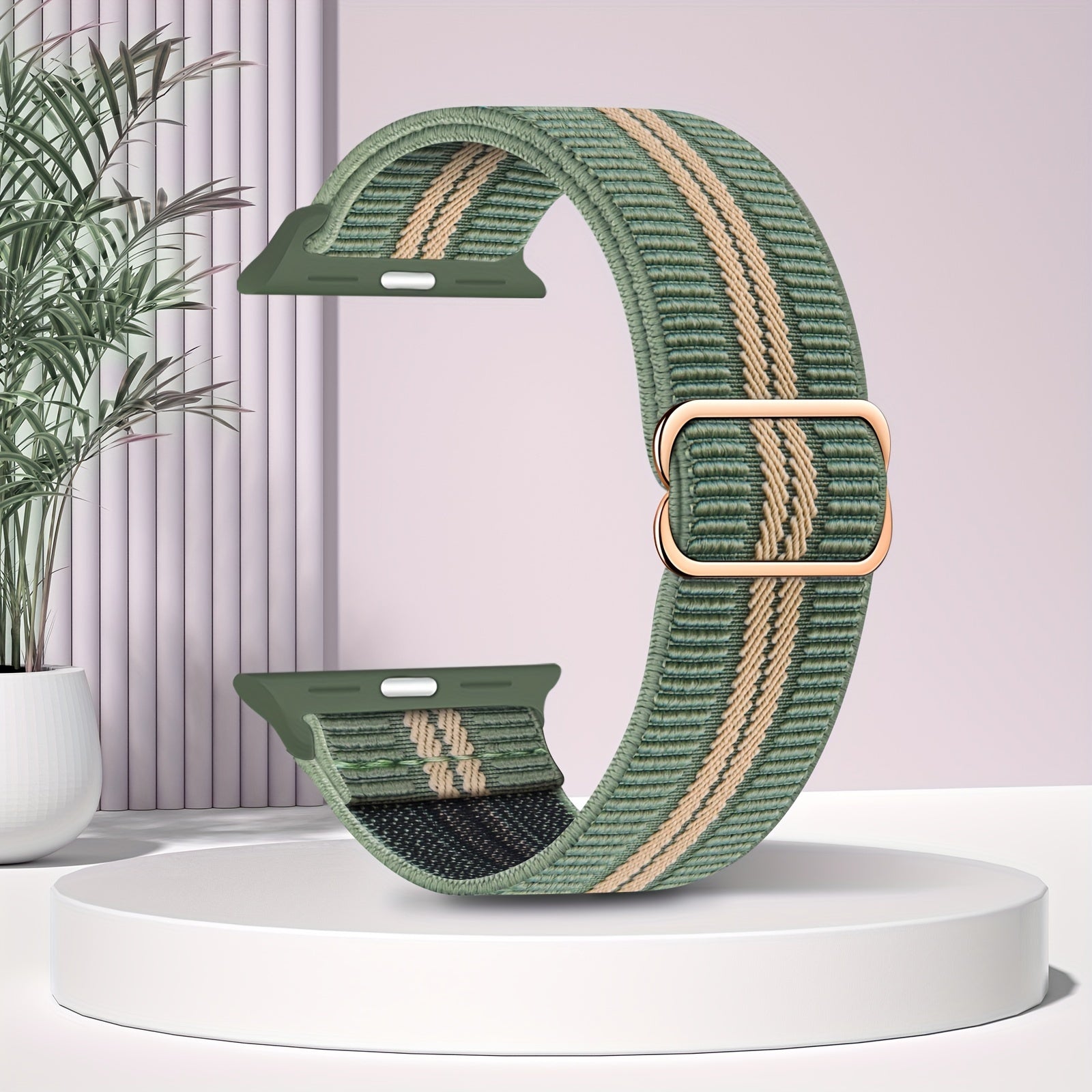 Nylon Woven Smartwatch Bands for Apple Watch Water-Resistant Adjustable Breathable Soft