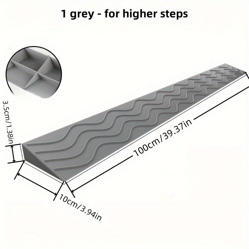 Xiaomi/ECOVACS/iRobot/Roborock/Vakuum tozalagich uchun uy rampasi plitkasi - Plastik qadam pad bilan ko'tarilish mato va eshik qirralari uchun ichki tozalash roboti aksessuari