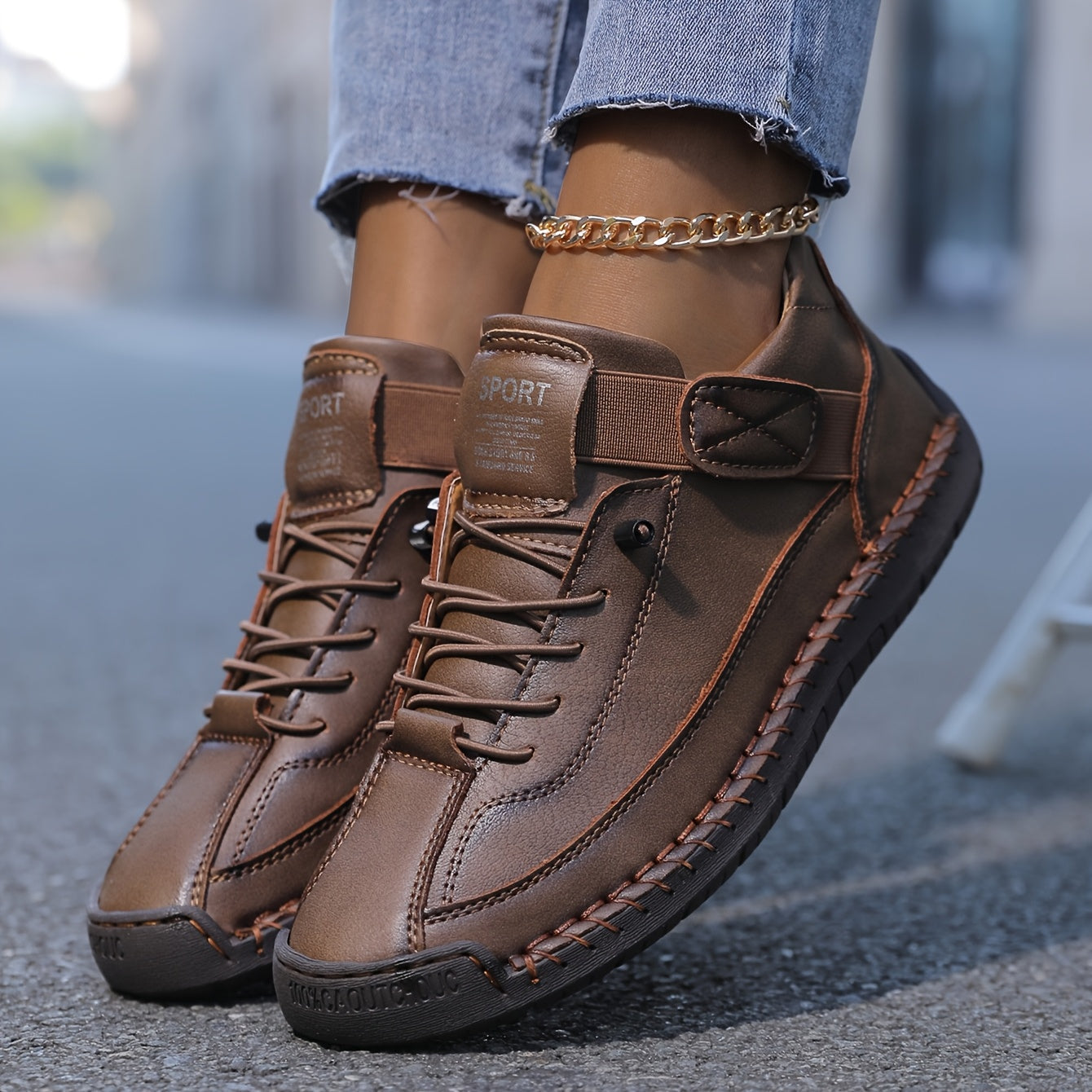 Ayollar uchun nafas oladigan tizzali sport poyafzali, yostiqlangan ichki qismi, sirpanmaydigan va bardoshli