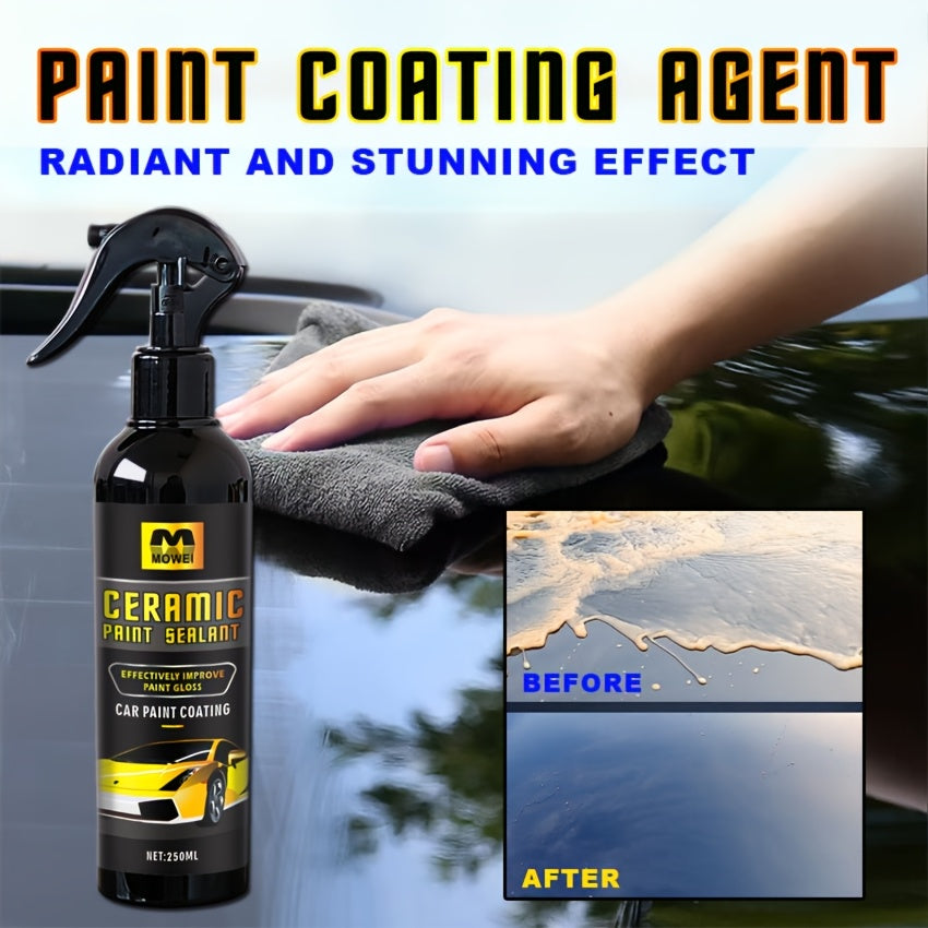 Car Ceramic Coating Hydrophobic Shine Long-Lasting Weather-Resistant