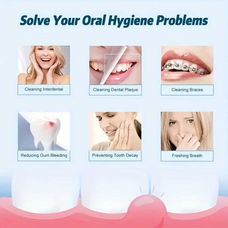 Portable High Pressure Water Flosser for Teeth and Gum Care