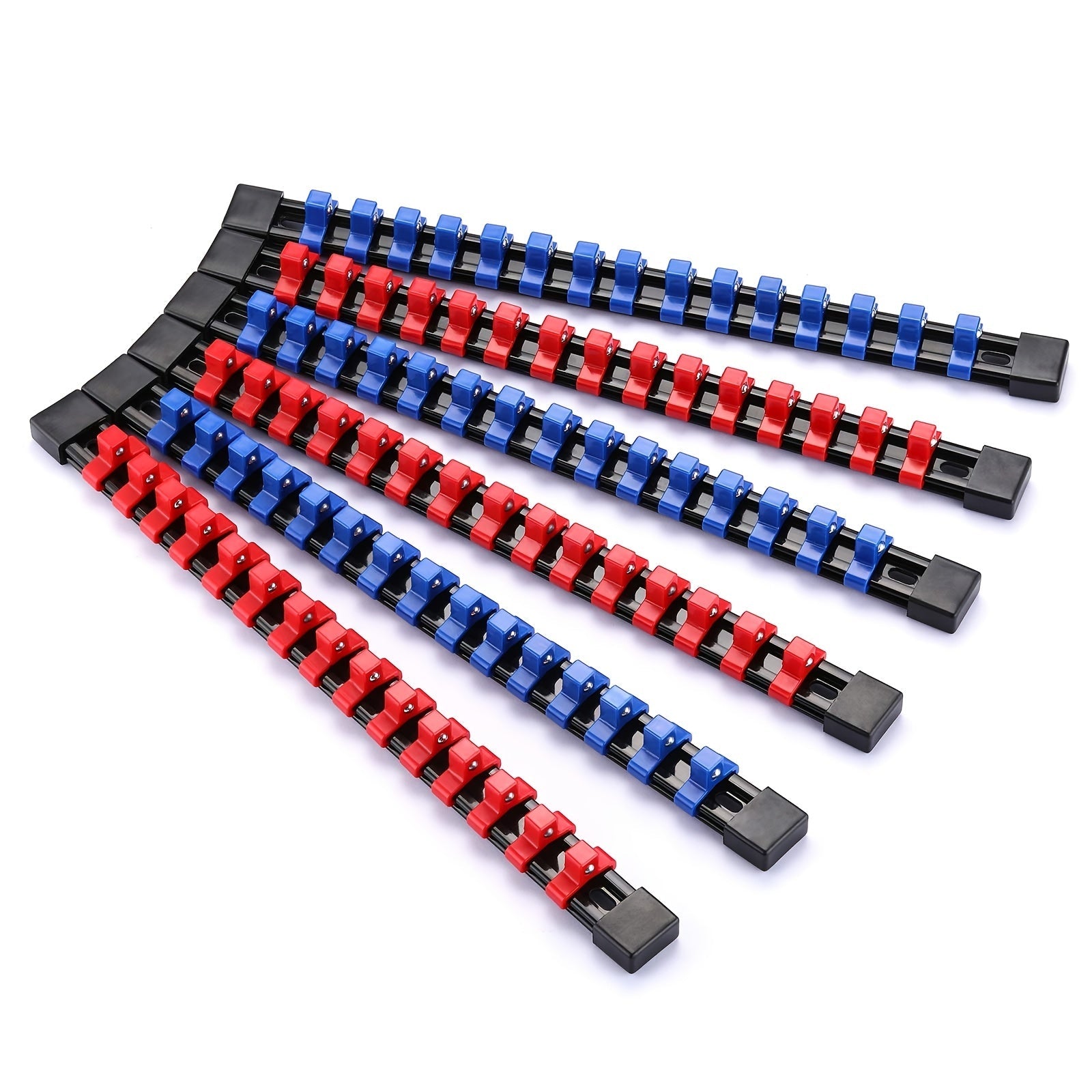 Socket Organizer Tool for 1/4 Inch, 3/8 Inch, and 1/2 Inch Socket Bracket Set