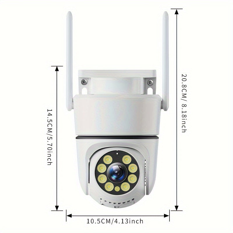 Wireless Security Camera System 1080p HD WiFi Night Vision Two-Way Audio for Home Monitoring