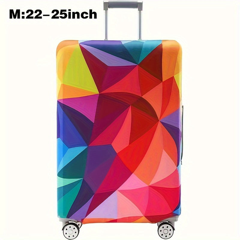 Cartoon Patterned Elastic Luggage Cover for Travel Suitcase or Duffle Case