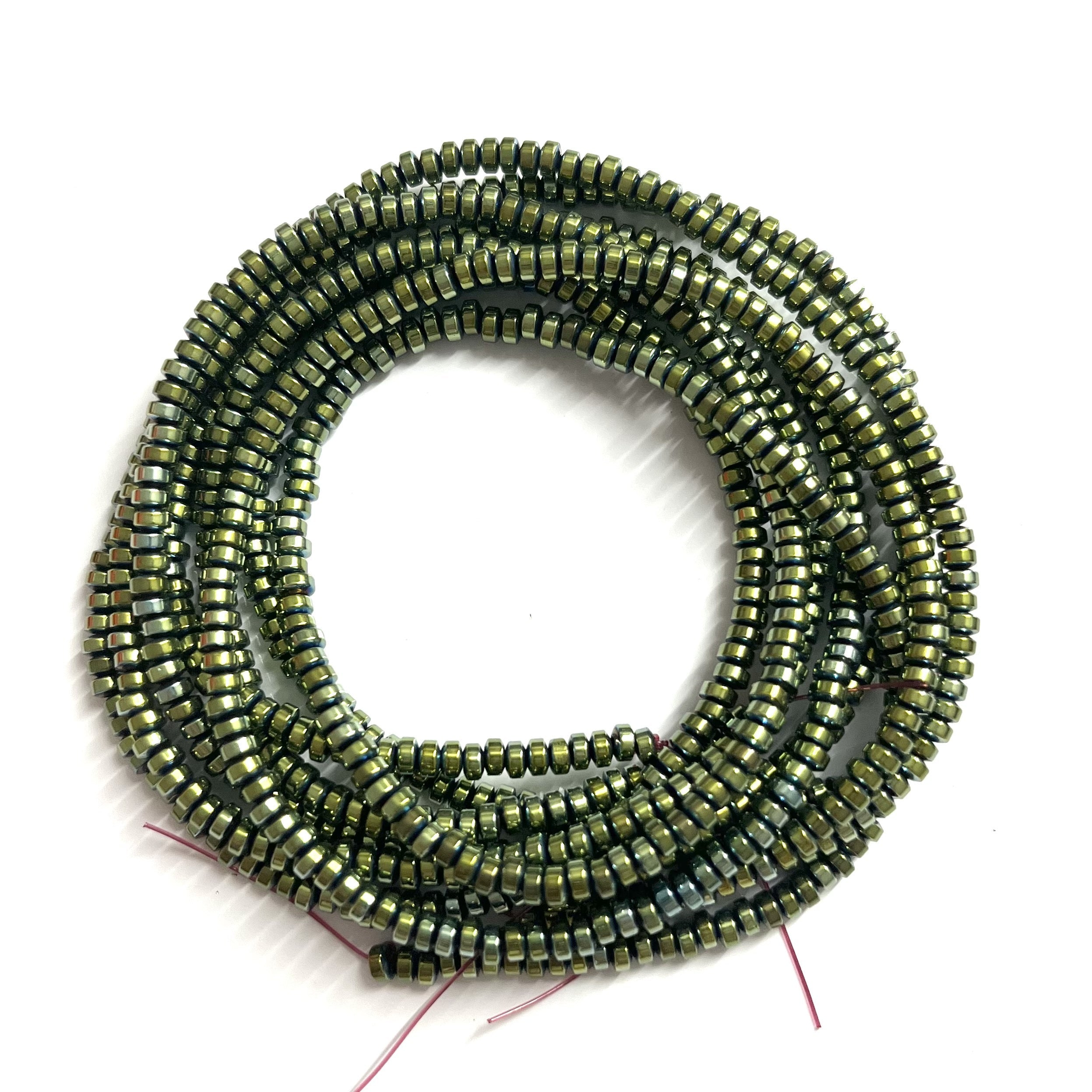 Hematite Beads 3mm Round Jewelry Making Supplies Pack of Four Varieties