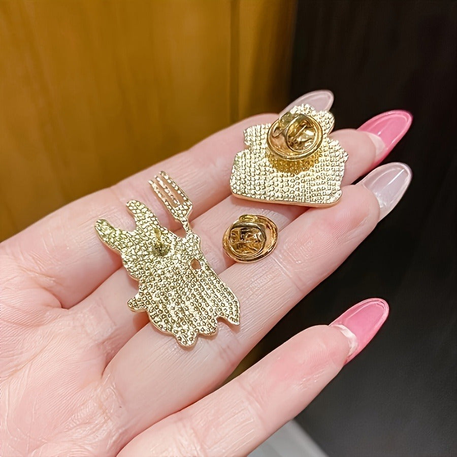 Set of 30 Cartoon Enamel Pins Mini Japanese Alloy Brooches Quirky Irregular Shapes