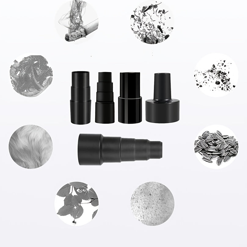 5-Donali do'kon vakuum shlangi adapterlar to'plami, turli o'lchamlar, ho'l-quruq vakuumlar uchun universal moslik