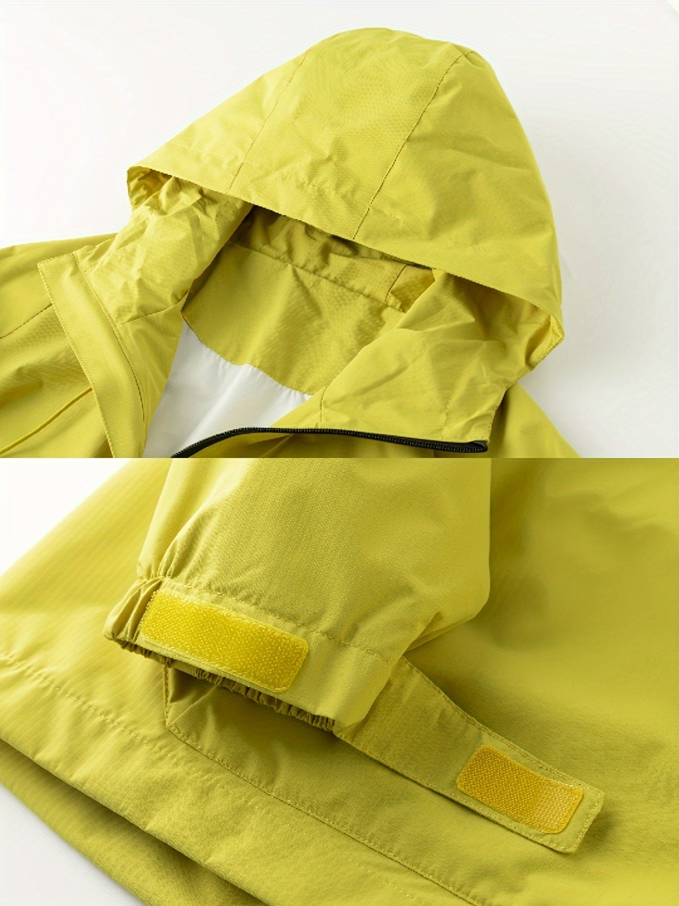 Erkaklar uchun kapüşonli shamol o'tkazmaydigan kurtka, zipli Henley bo'yin, va kenguru cho'ntagi, ochiq havoda faoliyatlar uchun mukammal.