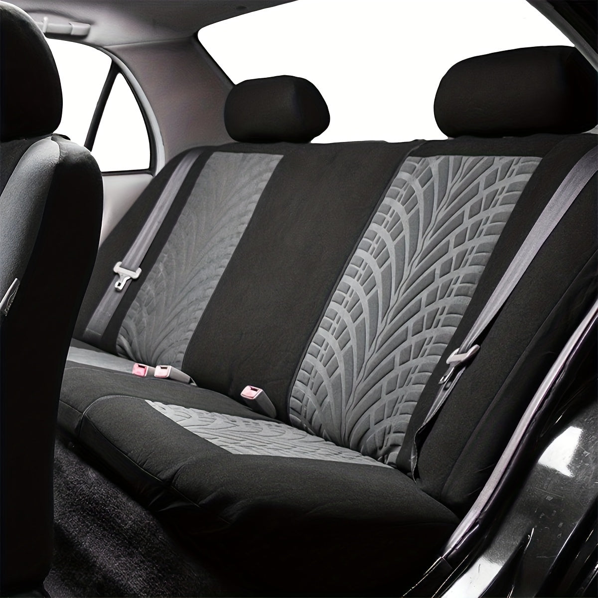 Universal 5-Seater Car Seat Cover Set Polyester All-Season Durable