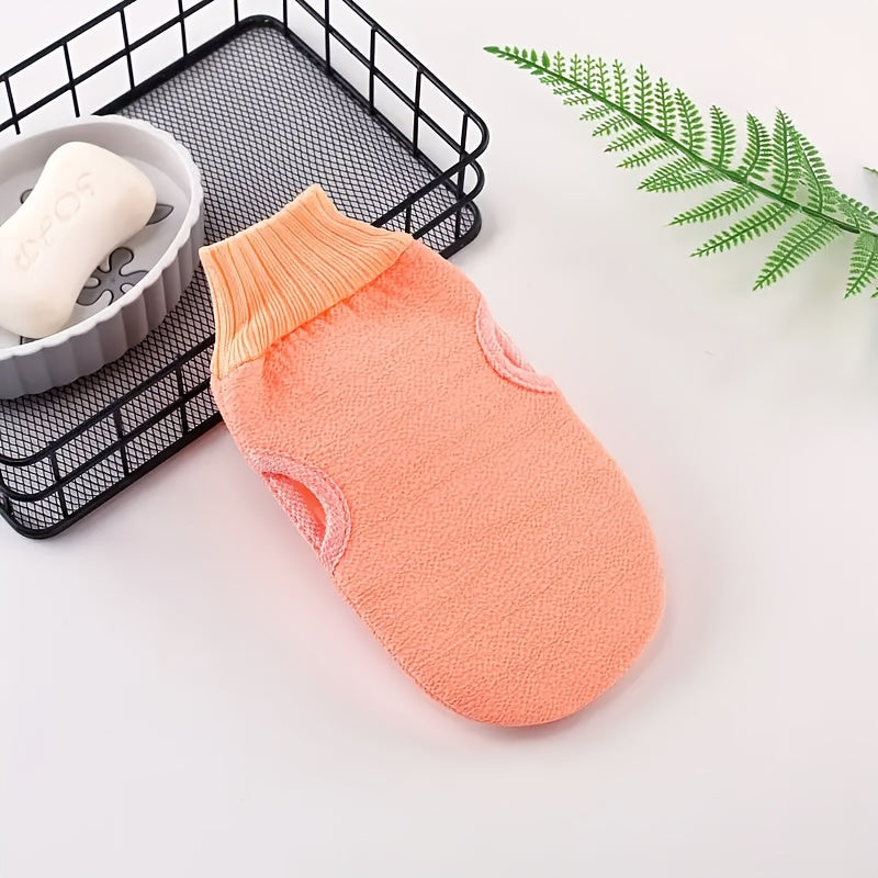 Exfoliating Bath Gloves 100% Polyester for Smooth Skin Shower Spa Massage