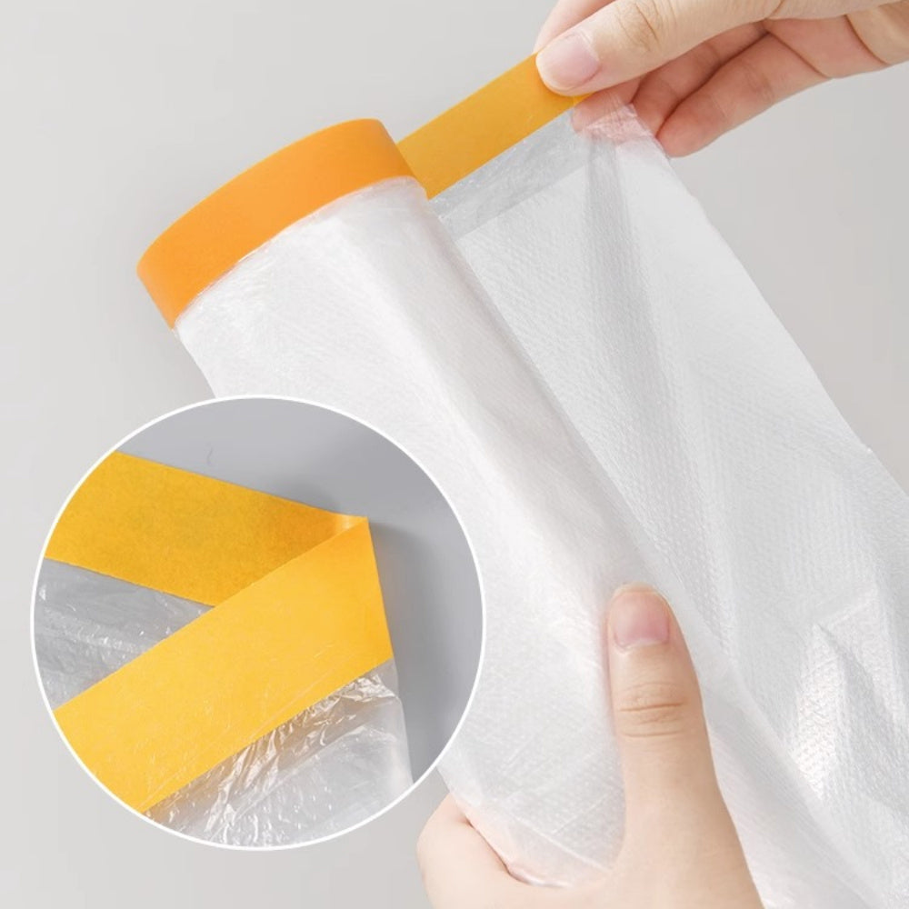 Transparent Dust Cover for Furniture Protects Sofas Tables Chairs Clear Plastic