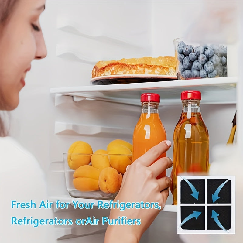 6-Pack Activated Carbon Refrigerator Air Filter Replacements for Kenmore Elite Models