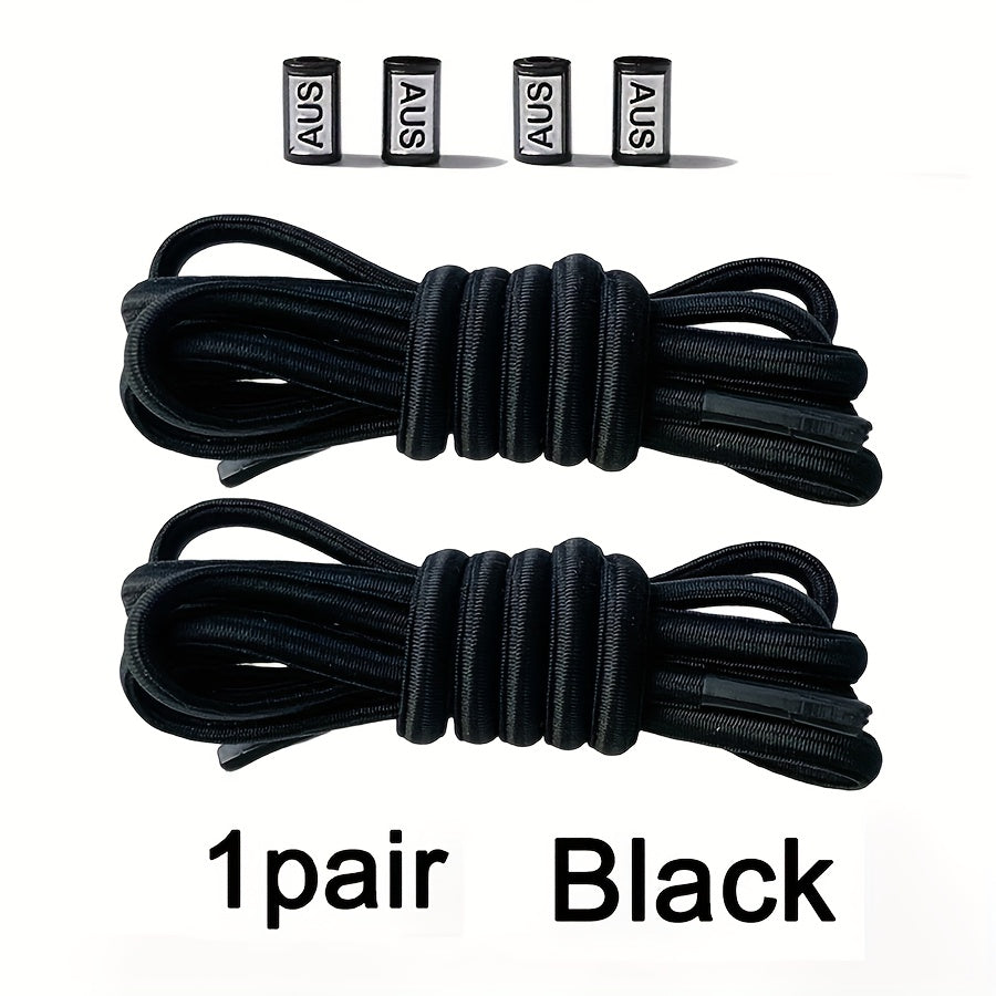 Unisex Elastic Colorful Shoelaces Durable Comfortable Adjustable